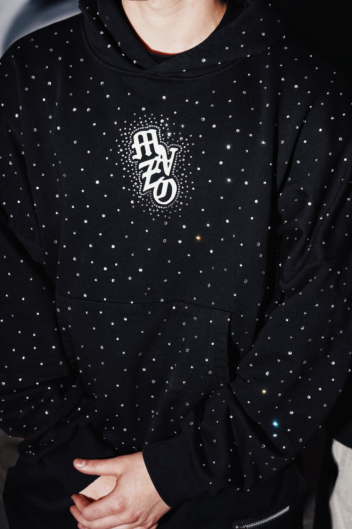 White Crystal Hoodie